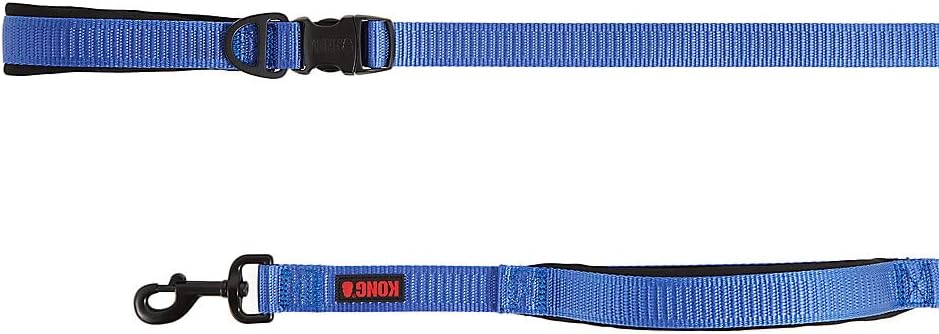 Kong hands-free leash in blue